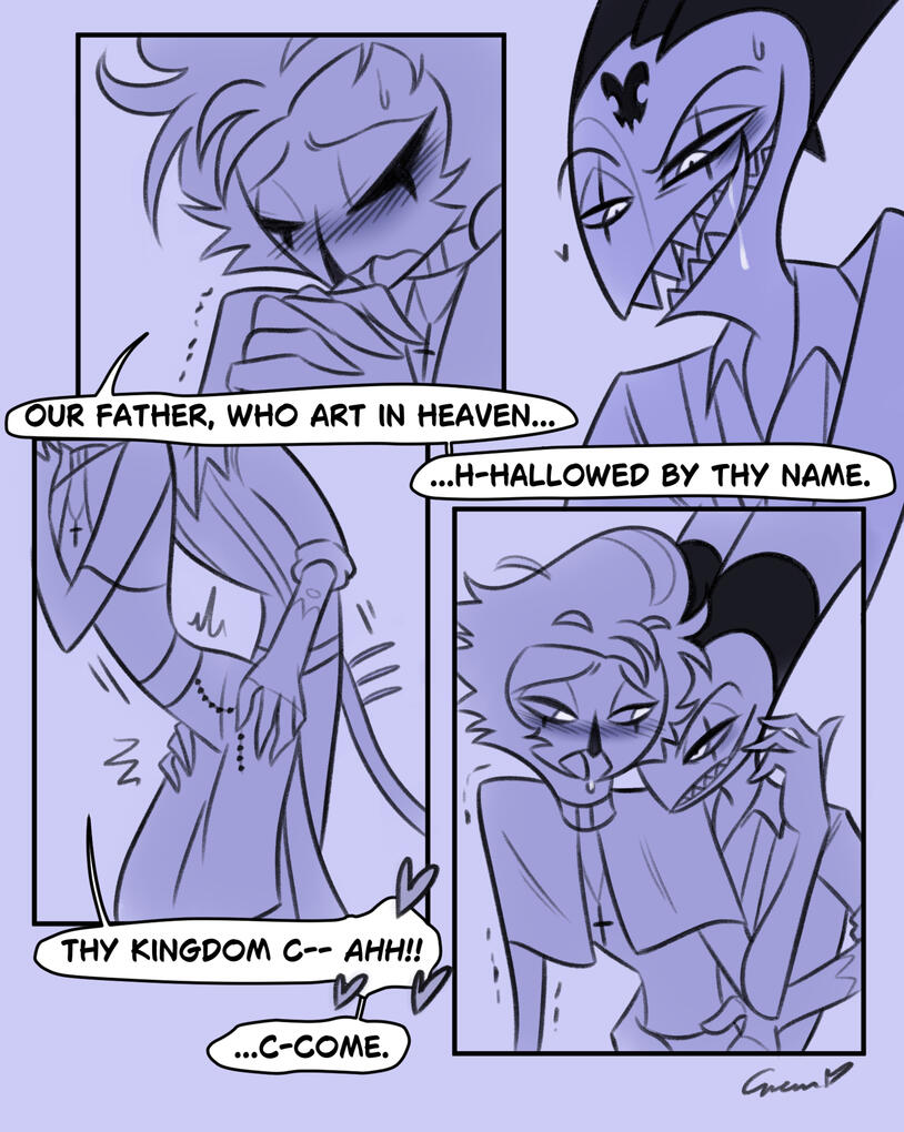 corruption - priest AU (4 pages) 🔞